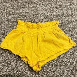 Altar'd State Yellow Women's Shorts